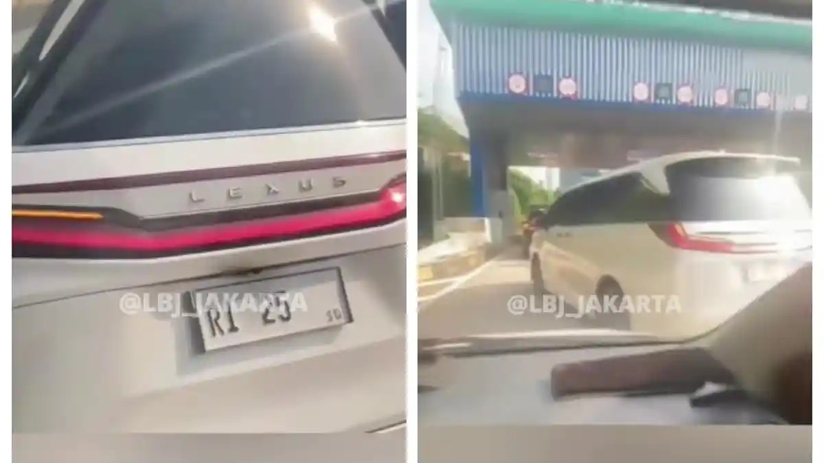 Siapa di Balik Lexus RI 25? Aksi di Tol Cilandak Picu Kontroversi